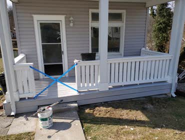Photos by Jemison Painting #3 1st and 2nd flr.needed to be done.Along with the front porch and the two exterior doors.