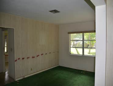 before living room