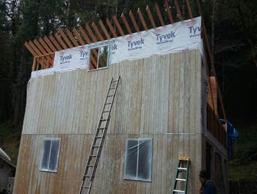 640 square feet mechanic shop, 300 square feet usable upstairs Ground up build.