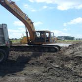 loading out topsoil from site
