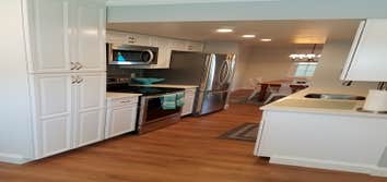 Recessed Fixtures The homeowner was renovating her kitchen. Due to the bulkhead in the galley kitchen it was necessary to use low profile Lotus LED rec