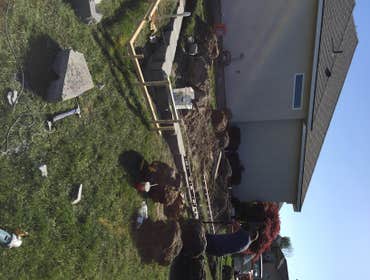 Setting blocks for shed