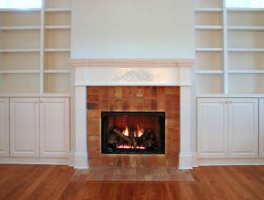 built in bookshelves