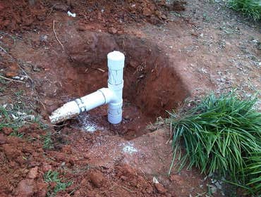 Drain line -after