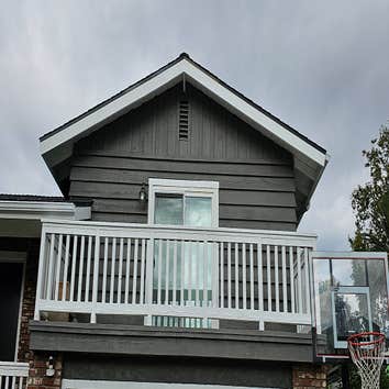 Photos by Beach Cities Restoration #1 Before and after photos of custom made siding, replacement.
