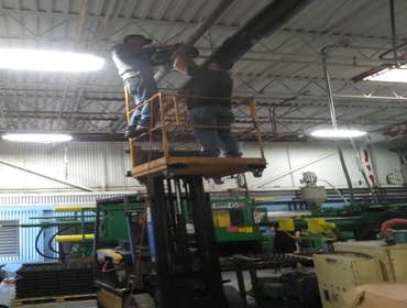 Molding Dynamics Inc.; power, lighting, machines, 1600 amp service upgrade