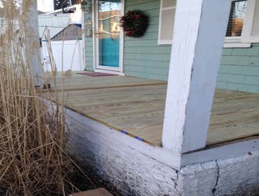 Shore Colonial Porch Remodel