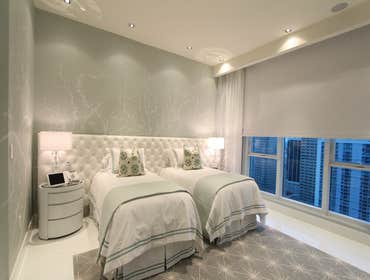 ASIA 3403 Complete design+build interiors buildout of an incredible 4-story penthouse unit in Miami's exclusive Brickell Key with unbelievable views of