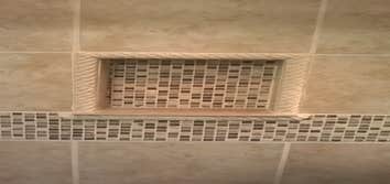 Custom Tile Shower Caddy