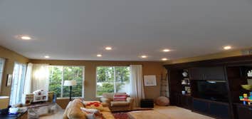 Carlsbad Ca, Living Room Can lights this is a beautiful Living Room that we add can lights with dimmers.