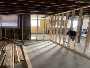 Photos by Wiski Electric #6 Basement unit complete electrical rework. Complete demo. New conduit, new boxes, new wires.