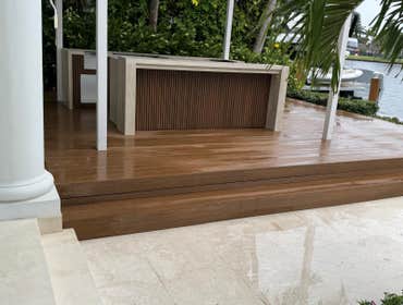Deck and outdoor kitchen