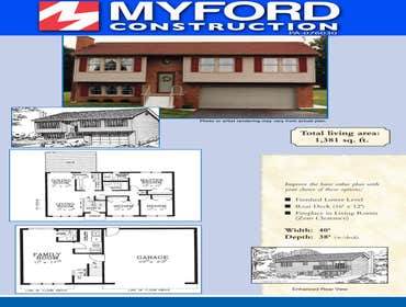 Myford Construction Floor Plans These are just a few of the new home floor plans we have available.
