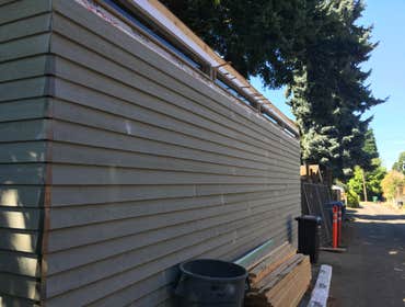 New Garage Build West Seattle This is a project where we demolished the exsisting garage/shed and built a new 28' x 10' garage. We worked with an arch