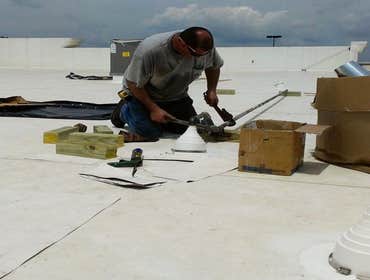 Gas Piping on Roof