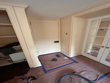 Photos by McEvoy Painting #1 Repaired damaged walls and trim after a move in. Repaint ceilings walls and woodwork