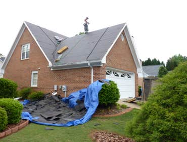 New Roof Remove old shingles and replace