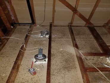 Decontamination, insulation installation, & HVAC duct replacement - Oak Park