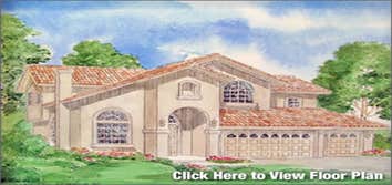 Wild Flower West Homes - Plan #4 Plan #4 is 2,475 square foot two story home with five bedrooms, three bathrooms and a three car garage. The gourmet ki