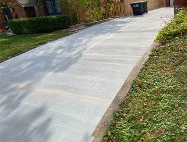 Concrete Driveway Project in Omaha ConcreteAid completed this complete concrete driveway replacement and caulking project in Omaha.