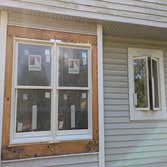 Windows Installation Installing some nice Andersen 400 wood windows with a PVC board exterior trim and keeping the original interior trim.