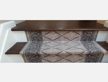 Hauppauge - Sand, Antique Brown Stain and 2 coats satin oil base polyurethane