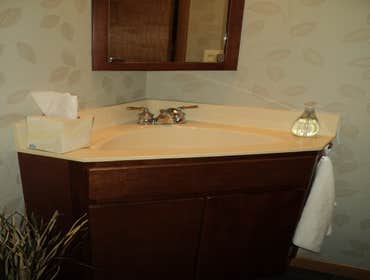 Basement bathroom