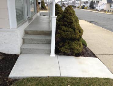 O.C. walkway steps & porch