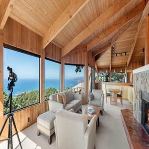 Sea Ranch Remodel Full restoration to all natural wood in the coveted Sea Ranch community