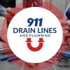 911 Drain Lines and plumbing logo