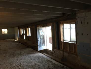 Photos from TGC Remodeling Pool room convert to three one bedroom apartments. Job - convert former pool room in basement of apartment building to three