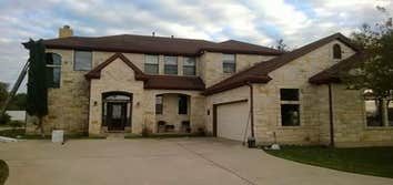 5 inch Red wood color gutter This is 5 inch Red Wood Color Project