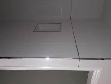 38"×12 tub bathroom walls