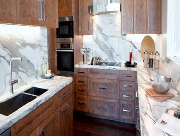 Calacatta Marble Kitchen