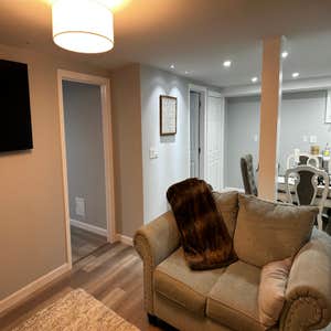 Photos by Eagle Construction & Remodeling Corp #1 Finish basement with a bathroom