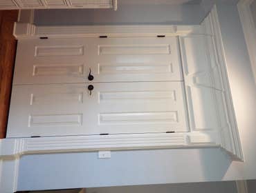 Trimmed Closet Doors