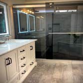 Bathroom Renovation Completed this bathroom renovation project for a client in Porterville, CA in 2023. The client was satisfied with the results
