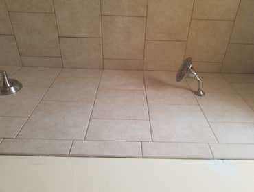 Tile shower