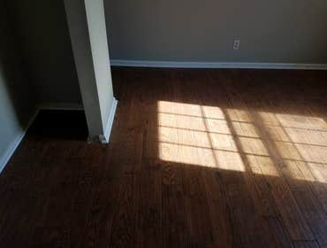 Porcelain tile floor
