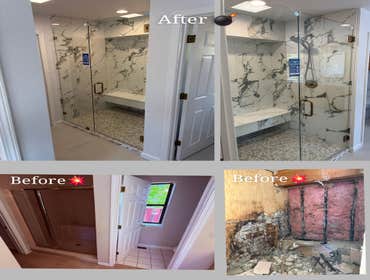 Photos by Linear Star Construction LLC #5 Shower Remodel