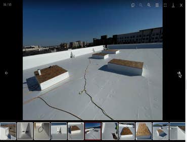 TPO Flat Roof — New Construction — HVAC Curbs & Wide Field — Lubbock, TX