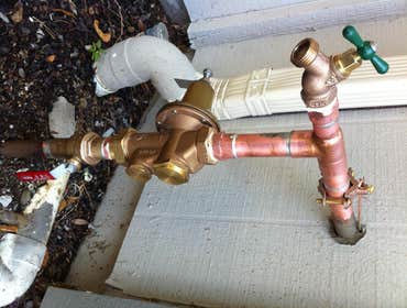Pressure Regulator Installed