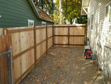 Cedar Three Rail