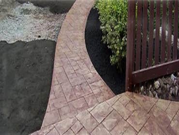 Unique Concrete South Hills Landscaping & Excavating is experienced and well equipped to handle the job. Choose from beautiful stamped concrete for tha