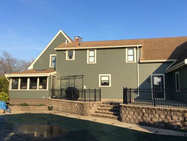 After Vinyl Siding clapboard