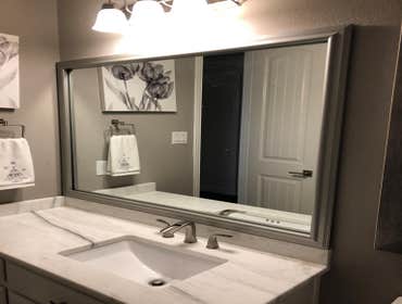 BATHROOM MIRROR FRAMING