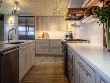 Barnumville Barndominium Kitchen & Entryway