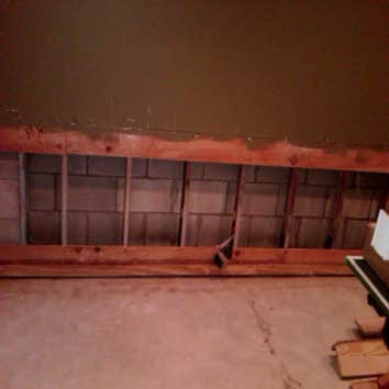 Finished basement remediation and re-build-(restoration project) removed all custom paneling/sheetrock/basemoldings/doors/and misc items/ restored bac