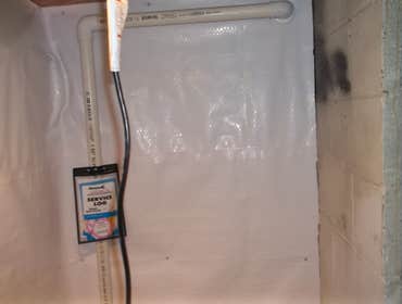 Basement Waterproofing Homeowners of an Oakmont PA residency had water infiltration in their unfinished basement. Water was coming in along the stone 