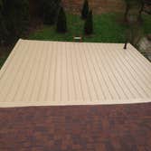 New metal roof.